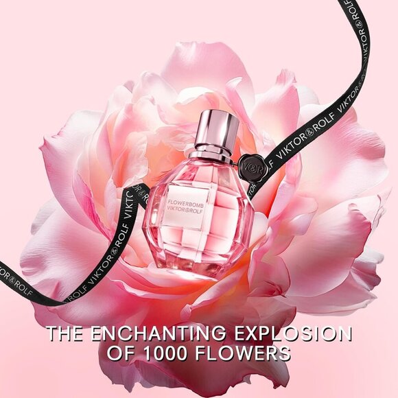 Flowerbomb Eau de Parfum - Women's Perfume - Floral & Woody - With Notes of Vani - Picture 3 of 8
